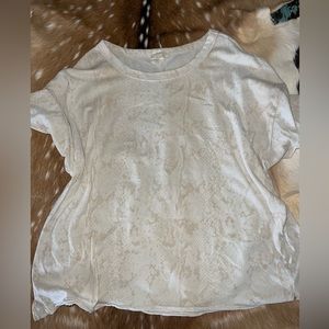 Snake print top. From buckle